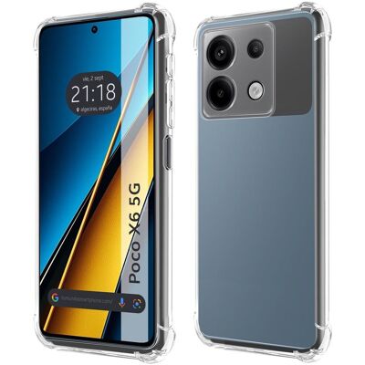 Coque Transparente Antichocs Xiaomi Poco X6 5G - Étui Téléphone - Publicité Coque Transparente Antichocs Xiaomi Poco X6 5G - Étui Téléphone - Publicité