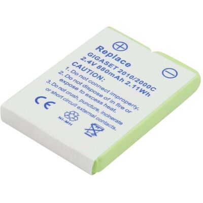 Avizar Batterie Pour Téléphone Siemens Gigaset 2000c Pocket 2,4v 880mah Blanc - Publicité Avizar Batterie Pour Téléphone Siemens Gigaset 2000c Pocket 2,4v 880mah Blanc - Publicité
