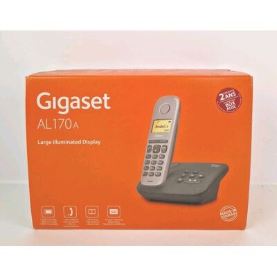Téléphone sans fil Siemens Gigaset AL170A Beige avec Répondeur - Publicité Téléphone sans fil Siemens Gigaset AL170A Beige avec Répondeur - Publicité