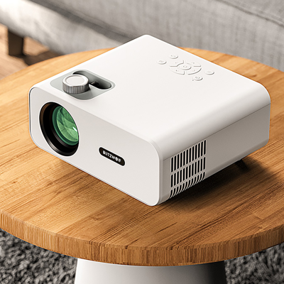 Blitzwolf Vidéoprojecteur Projecteur Vidéo Portable Cinéma Full Mini Led1080p 9000 Lu - Publicité Blitzwolf Vidéoprojecteur Projecteur Vidéo Portable Cinéma Full Mini Led1080p 9000 Lu - Publicité