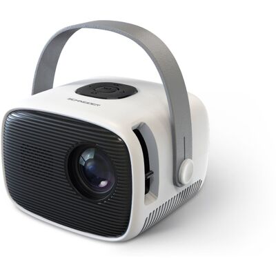 Mini Vidéoprojecteur Schneider Vp115 Blanc - Publicité Mini Vidéoprojecteur Schneider Vp115 Blanc - Publicité