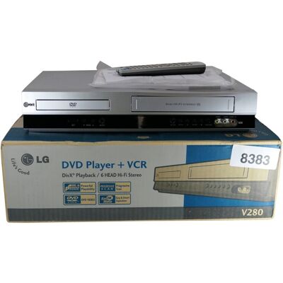 Lg V280n-S Enregistreur Vhs / Lecteur Dvd En Boîte - Publicité Lg V280n-S Enregistreur Vhs / Lecteur Dvd En Boîte - Publicité