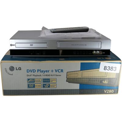Lg V280n-S Enregistreur Vhs / Lecteur Dvd En Boîte - Publicité Lg V280n-S Enregistreur Vhs / Lecteur Dvd En Boîte - Publicité