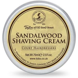 Taylor of Old Bond Street Sandalwood Shaving Cream - 60g - Publicité Taylor of Old Bond Street Sandalwood Shaving Cream - 60g - Publicité