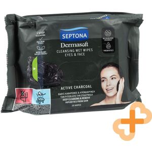 Septona Dermasoft 20 Démaquillage Lingettes Humides Pour Visage Et Arround'Yeux - Publicité Septona Dermasoft 20 Démaquillage Lingettes Humides Pour Visage Et Arround'Yeux - Publicité