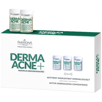 Farmona - DERMAACNE+ Concentré Actif Normalisant - 5x5ml - Publicité Farmona - DERMAACNE+ Concentré Actif Normalisant - 5x5ml - Publicité