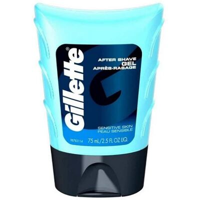 Gillette Gel Après Rasage Pour Peau Sensible, Sans Alcool, 2.5 Oz - Publicité Gillette Gel Après Rasage Pour Peau Sensible, Sans Alcool, 2.5 Oz - Publicité