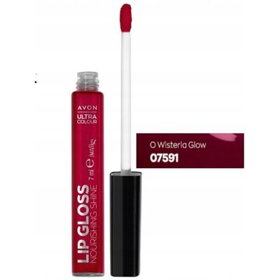 Avon Gloss À Lèvres Ultra-Brillant Wisteria Glow - Publicité Avon Gloss À Lèvres Ultra-Brillant Wisteria Glow - Publicité