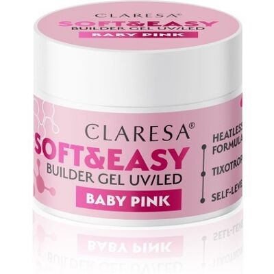 Sans Marque Claresa Gel Bud Soft&easy Gel De Construction 90 G Rose Bébé - Publicité Sans Marque Claresa Gel Bud Soft&easy Gel De Construction 90 G Rose Bébé - Publicité