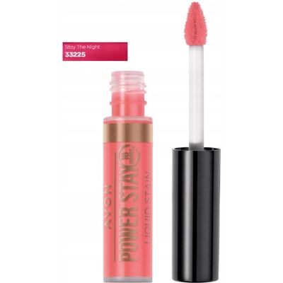 Rouge À Lèvres Liquide Avon Stay The Night, Tenue Jusqu'À 10 Heures - Publicité Rouge À Lèvres Liquide Avon Stay The Night, Tenue Jusqu'À 10 Heures - Publicité