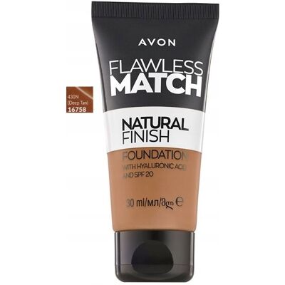 Fond De Teint Liquide Avon Flawless Match Deep Tan 430 N - Publicité Fond De Teint Liquide Avon Flawless Match Deep Tan 430 N - Publicité