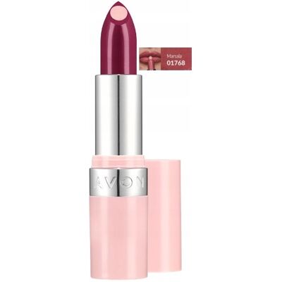 Rouge À Lèvres Avon Hydramatic Shine Marsala À L'Acide Hyaluronique - Publicité Rouge À Lèvres Avon Hydramatic Shine Marsala À L'Acide Hyaluronique - Publicité