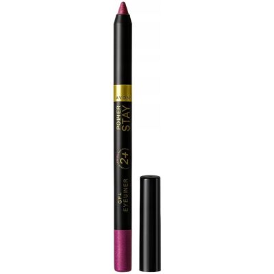 Avon Powerstay 24h Eyeliner Gel Waterproof Longue Tenue Rose Prune - Publicité Avon Powerstay 24h Eyeliner Gel Waterproof Longue Tenue Rose Prune - Publicité