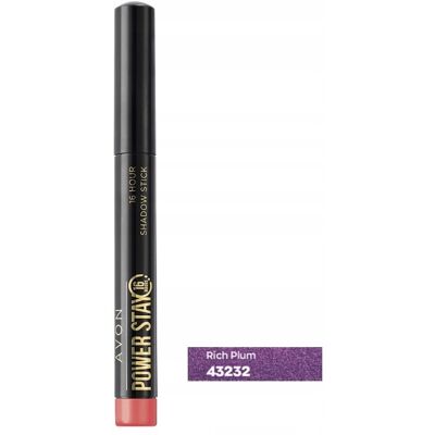 Avon Power Stay 16 Heures Teinte Prune Riche - Publicité Avon Power Stay 16 Heures Teinte Prune Riche - Publicité