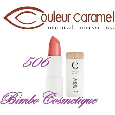 Couleur Caramel Bio Rouge A Levres Satine 506 Pink Corail 3,5gr Neuf - Publicité Couleur Caramel Bio Rouge A Levres Satine 506 Pink Corail 3,5gr Neuf - Publicité