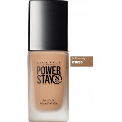 Fond De Teint Visage Avon 24h Soft Honey 345n - Publicité Fond De Teint Visage Avon 24h Soft Honey 345n - Publicité