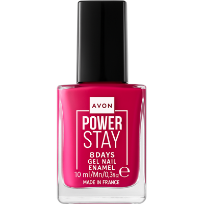 Vernis À Ongles Gel Avon Powerstay, Effet Hybride, Tenue Impeccable, Fuchsia - Publicité Vernis À Ongles Gel Avon Powerstay, Effet Hybride, Tenue Impeccable, Fuchsia - Publicité