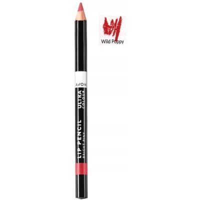Crayon À Lèvres Avon Ultra Wild Poppy - Publicité Crayon À Lèvres Avon Ultra Wild Poppy - Publicité