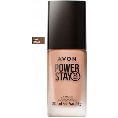 Fond De Teint Avon 24 Heures, Teinte Noyer 510n - Publicité Fond De Teint Avon 24 Heures, Teinte Noyer 510n - Publicité