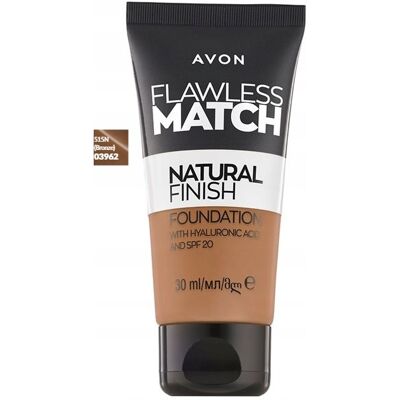 Fond De Teint Liquide Avon Flawless Match Bronze 515 N - Publicité Fond De Teint Liquide Avon Flawless Match Bronze 515 N - Publicité