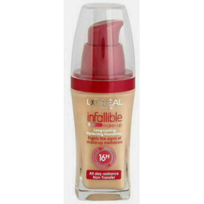 Fond De Teint Infaillible 140 Beige Doré L'Oréal - Publicité Fond De Teint Infaillible 140 Beige Doré L'Oréal - Publicité