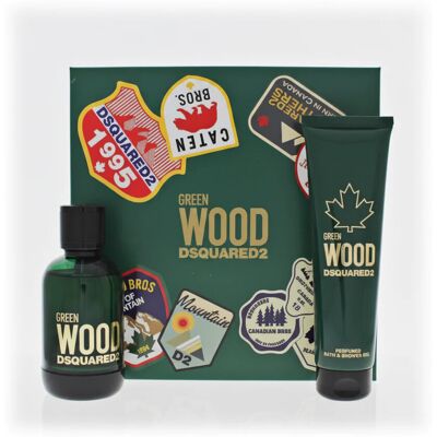 Coffret Cadeau Green Wood de Dsquared2 - Parfum Boisé Aromatique - Publicité Coffret Cadeau Green Wood de Dsquared2 - Parfum Boisé Aromatique - Publicité