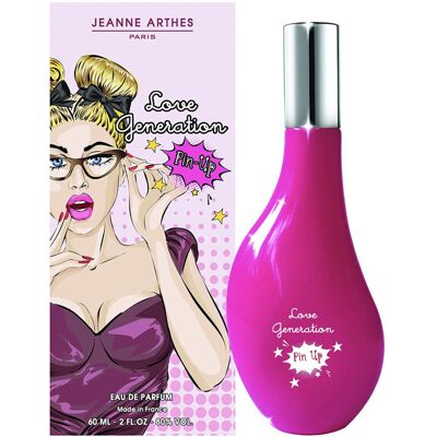 Jeanne Arthes Eau De Parfum Love Generation Pin-Up 60 Ml - Publicité Jeanne Arthes Eau De Parfum Love Generation Pin-Up 60 Ml - Publicité