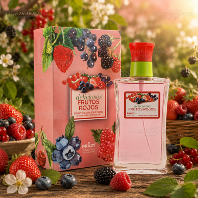 Eau De Toilette Pour Femme Délicieux Fruits Rouges De Prady - Publicité Eau De Toilette Pour Femme Délicieux Fruits Rouges De Prady - Publicité