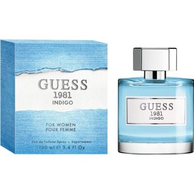 Guess 1981 Indigo Eau De Toilette - Femmes - Publicité Guess 1981 Indigo Eau De Toilette - Femmes - Publicité