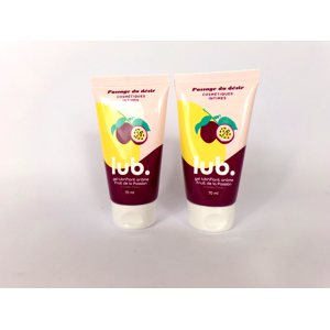 Gel Lubrifiant Arôme Fruit De La Passion - Passage Du Désir - 2 X 70 Ml - Publicité Gel Lubrifiant Arôme Fruit De La Passion - Passage Du Désir - 2 X 70 Ml - Publicité