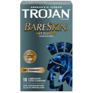Trojan Peau Sensible Préservatifs - Finement Lubrifiés - 10 U - Publicité Trojan Peau Sensible Préservatifs - Finement Lubrifiés - 10 U - Publicité