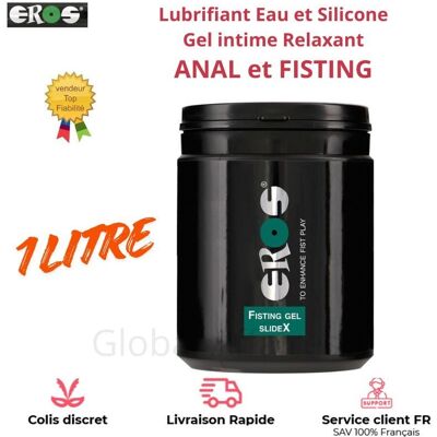 Gel Lubrifiant Eau Silicone Eros Slide X - 1000ml - Ultra Longue Durée & Confort - Publicité Gel Lubrifiant Eau Silicone Eros Slide X - 1000ml - Ultra Longue Durée & Confort - Publicité