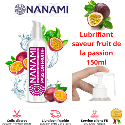 Nanami Lubrifiant Sex Vaginal Anal Fruit De La Passion Gel Intime À Base D'Eau Inodore - Publicité Nanami Lubrifiant Sex Vaginal Anal Fruit De La Passion Gel Intime À Base D'Eau Inodore - Publicité