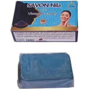 Savon Nila Bleu Naturel 100g, Hydratant, Éclaircissant & Antibactérien Pour Peau - Publicité Savon Nila Bleu Naturel 100g, Hydratant, Éclaircissant & Antibactérien Pour Peau - Publicité