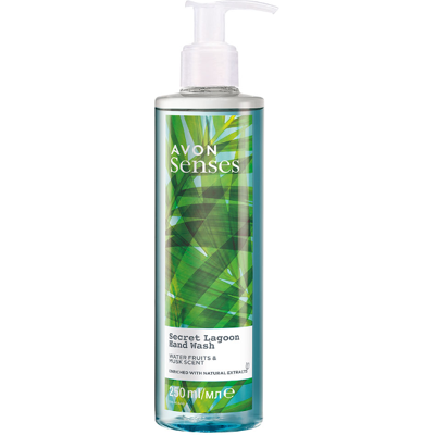 Avon Secret Lagoon Savon Liquide Pour Les Mains Eau, Fruit, Melon, Musc 250 Ml - Publicité Avon Secret Lagoon Savon Liquide Pour Les Mains Eau, Fruit, Melon, Musc 250 Ml - Publicité