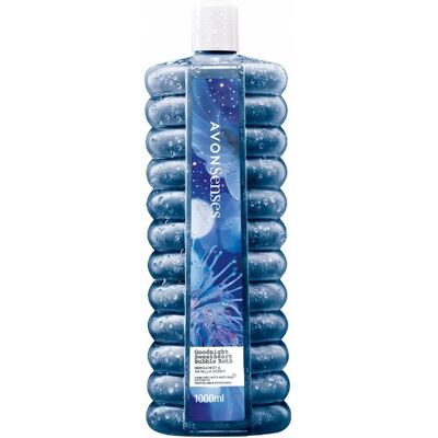 Huile De Bain Goodnight D'Avon 1000 Ml - Publicité Huile De Bain Goodnight D'Avon 1000 Ml - Publicité