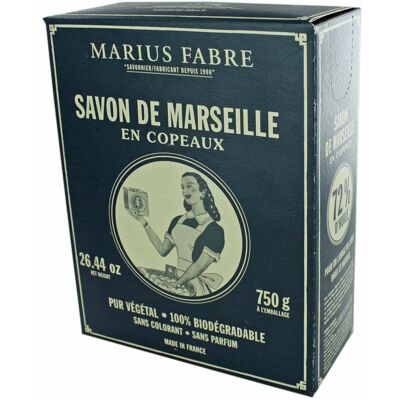 Marius Fabre - Copeaux Savon Marseille - 750 g - Pur - Soap - Publicité Marius Fabre - Copeaux Savon Marseille - 750 g - Pur - Soap - Publicité