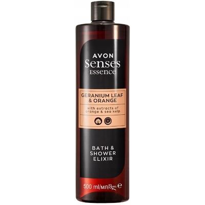 Élixir De Bain Et De Douche Avon Géranium Et Orange 500 Ml - Publicité Élixir De Bain Et De Douche Avon Géranium Et Orange 500 Ml - Publicité