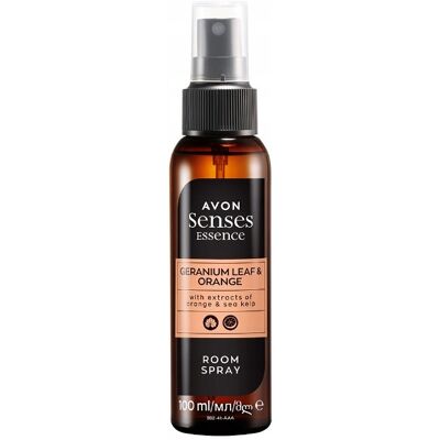 Brume D'Ambiance Avon Senses Essence Géranium Et Orange - Publicité Brume D'Ambiance Avon Senses Essence Géranium Et Orange - Publicité
