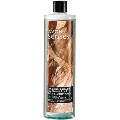 Avon - Gel Douche Corps Et Cheveux Extreme Limits 500 Ml - Publicité Avon - Gel Douche Corps Et Cheveux Extreme Limits 500 Ml - Publicité