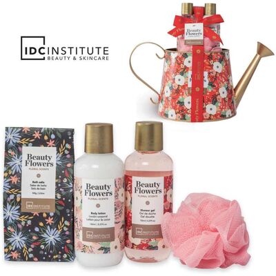 Idc Institute Coffret Cadeau Femme Ensemble Gel Douche Crème Corporelle Sels De Bain Éponge - Publicité Idc Institute Coffret Cadeau Femme Ensemble Gel Douche Crème Corporelle Sels De Bain Éponge - Publicité