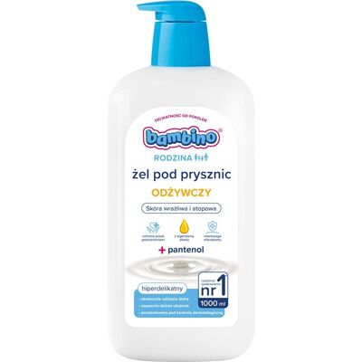 Nivea Gel Douche Ultra-Doux Bambino Family Au Panthénol - Nourrissant 1000 Ml - Publicité Nivea Gel Douche Ultra-Doux Bambino Family Au Panthénol - Nourrissant 1000 Ml - Publicité