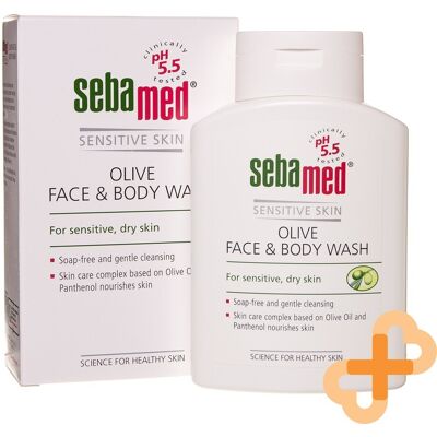 Sebamed Gel Douche Visage Et Corps À L’huile D’olive Pour Peaux Sèches 200 Ml - Publicité Sebamed Gel Douche Visage Et Corps À L’huile D’olive Pour Peaux Sèches 200 Ml - Publicité