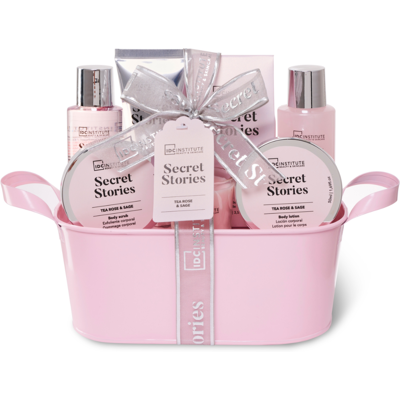 Idc Institute Panier Cadeau Femme Lot Gel Douche Crème Mains Bougie Exfoliant Corps 7 Pièces - Publicité Idc Institute Panier Cadeau Femme Lot Gel Douche Crème Mains Bougie Exfoliant Corps 7 Pièces - Publicité