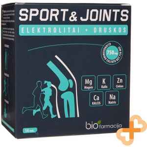 Biofarmacija Sport&joints Biomagnis + Biokalis 14 Poudre Sachets Glucides Electrolites - Publicité Biofarmacija Sport&joints Biomagnis + Biokalis 14 Poudre Sachets Glucides Electrolites - Publicité