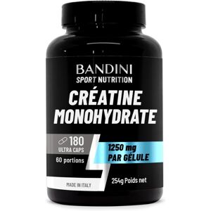 Bandini® Creatine 180 Gélules Pour L'Entraînement Haute Biodisponibilité - Publicité Bandini® Creatine 180 Gélules Pour L'Entraînement Haute Biodisponibilité - Publicité
