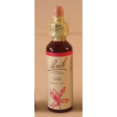 Bach Flower Remedies, Chêne 20ml. Bbe 12/2029 - Publicité Bach Flower Remedies, Chêne 20ml. Bbe 12/2029 - Publicité