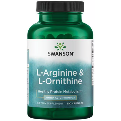 Swanson L-Arginine & L-Ornithine Capsules - Suppléments - Publicité Swanson L-Arginine & L-Ornithine Capsules - Suppléments - Publicité