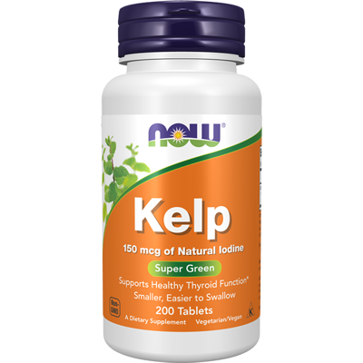 NOW Foods Algues - Iode 150 mcg - 200 Comprimés - Publicité NOW Foods Algues - Iode 150 mcg - 200 Comprimés - Publicité