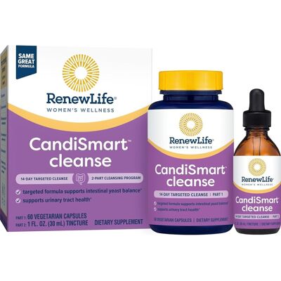 Renew Life Candismart Canse Santé Intestinale Kit De Candidose 2 Parties 60 Capsules Et ... Publicité Renew Life Candismart Canse Santé Intestinale Kit De Candidose 2 Parties 60 Capsules Et ... Publicité